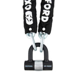 Peugeot Citystar 125 Oxford HD 1.0M Chain Padlock Disc Lock Security for Motorcycle Motorbike OF157