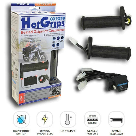 Yamaha Xmax 300 Oxford OF771 Motorcycle Motorbike Hotgrips Essential Commuter Heated Handlebar Grips