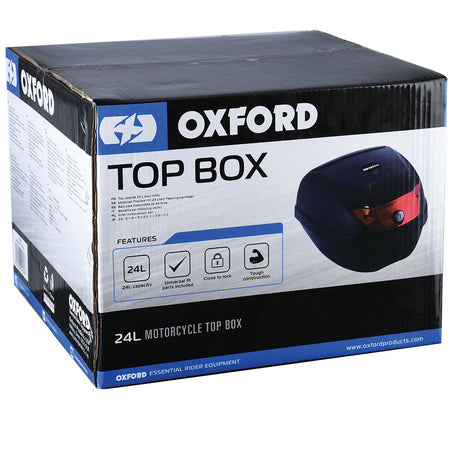 Lexmoto Assault 125 Oxford OL208 Motorcycle Helmet Top Box Lockable Storage Lockable Universal Fit