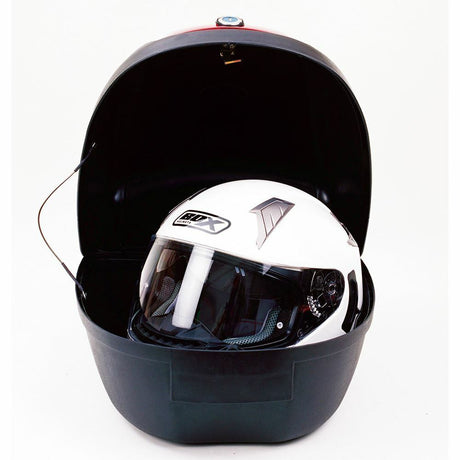 Piaggio Liberty 125 Oxford OL208 Motorcycle Helmet Top Box Lockable Storage Lockable Universal Fit