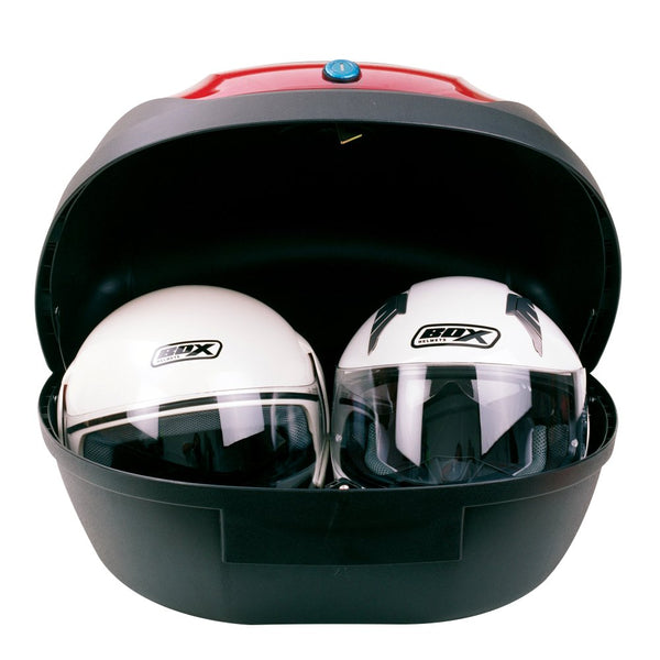 Ajp Pr3 125 Supermoto Oxford OL209 Motorcycle Helmet Hard Case Top Box Storage Lockable Universal Fit 52L Large