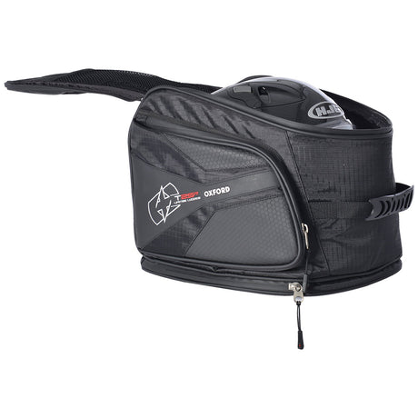 Honda C95 Oxford Universal T25R 25L Pillion Seat Tailpack Luggage Bag Motorcycle Mororbike Black OL338