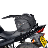 Honda C95 Oxford Universal T25R 25L Pillion Seat Tailpack Luggage Bag Motorcycle Mororbike Black OL338