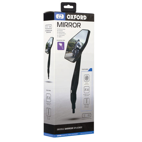 Zontes Upto 750Cc Oxford Universal Diamond Pro Motorcycle Motorbike Rear View Mirror Glass Right or Left Side 10mm OX154