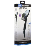 Boom Fun Pair Oxford Universal Diamond Pro Motorcycle Motorbike Rear View Mirrors Glass Right Left Side 10mm OX154