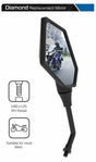 Honda Cb500X Diamond Motorcycle Motorbike Rear View Mirror Glass Left Side 10mm OX570