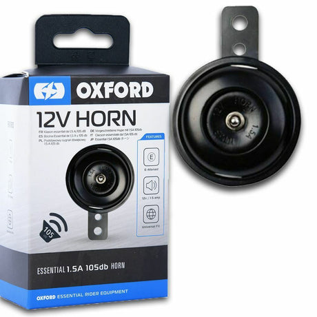 Zontes Upto 750Cc Oxford OX779 Motorcycle Motorbike Scooter Universal 105db Loud Horn 12V Black
