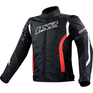 LS2 Gate Man Textile Sports Jacket Black / Red