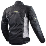 LS2 Shadow Men's Textile Jacket Black Titanium Hi-Vis Yellow