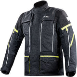 LS2 Nevada Men's Jacket Textile Black Hi-Vis Yellow