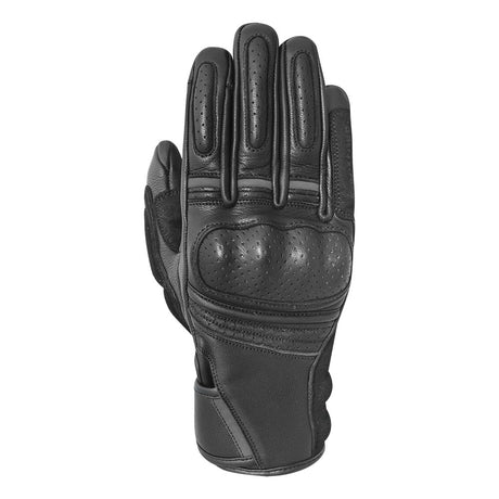 Oxford Ontario Motorcycle Gloves Black Leather
