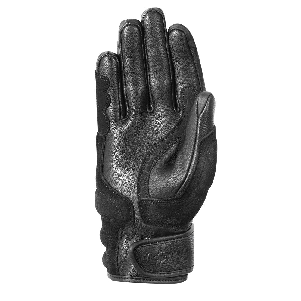 Oxford Ontario Motorcycle Gloves Black Leather